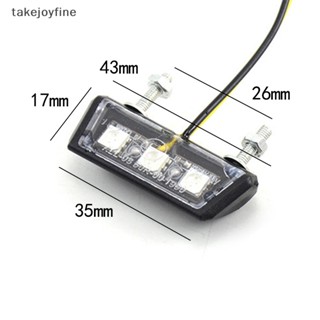 Tfth ไฟ LED 12V กันน้ํา สําหรับติดป้ายทะเบียนรถจักรยานยนต์