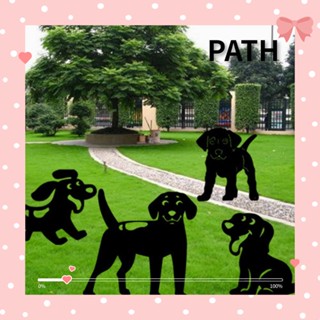 Path รูปปั้นสุนัขอะคริลิค สําหรับตกแต่งสวน