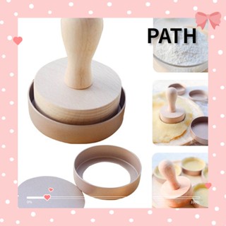 PATH แม่พิมพ์ทาร์ตไข่ แบบไม้ สําหรับทําเบเกอรี่ DIY