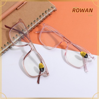 Rowans แว่นตาอ่านหนังสือแฟชั่น แบบพกพา ป้องกันสายตา กรอบเบาพิเศษ สไตล์วินเทจ