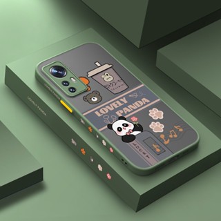 เคสโทรศัพท์มือถือ ซิลิโคนนิ่ม กันกระแทก ลายการ์ตูนแพนด้าน่ารัก สําหรับ Xiaomi 12 Pro 5G 12 Lite