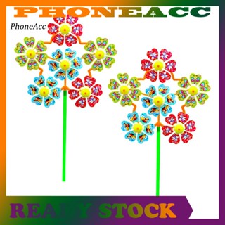 Phoneacc กังหันลม ลายดอกไม้ ของเล่นสําหรับเด็ก 2 ชิ้น