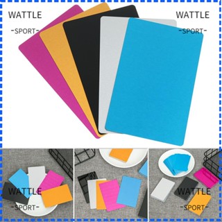 Wattle นามบัตรอลูมิเนียม เลเซอร์แกะสลัก เรียบเนียน 50 ชิ้น/ชุด