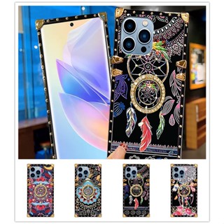 เคสโทรศัพท์มือถือ ทรงสี่เหลี่ยม กันกระแทก ลายไพ่ทาโรต์ หรูหรา สําหรับ OPPO RENO 10 8Z 7Z 8T 9PRO+ 8PRO+ 7SE 7PRO A1 F21 PRO RENO10 RENO8Z RENO7Z 5G 4G