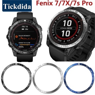 กรอบโลหะสเตนเลส สําหรับ Garmin Fenix 7X 7 7s Pro Garmin Fenix 7X Pro