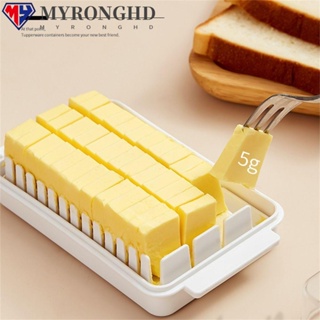 Myronghd กล่องเก็บเนย พร้อมฝาปิด เป็นมิตรกับสิ่งแวดล้อม สําหรับห้องครัว