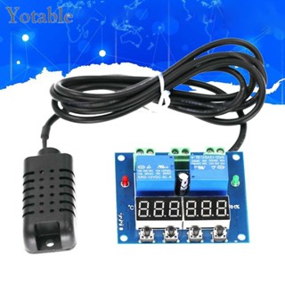 [Yotable.th] บอร์ดควบคุมอุณหภูมิความชื้น XH-M452 DC 12V MAX 10A