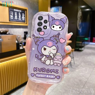 เคสโทรศัพท์มือถือ กันกระแทก ลายการ์ตูนคุโรมิ สีม่วง สําหรับ Samsung A03 A02S A02 M02 A52 A52S A30 A20 A10S M10S A10 M10