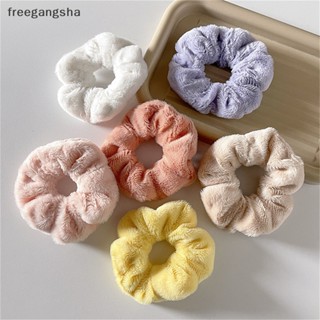 [FREG] ยางรัดผม แบบนุ่ม อบอุ่น ฤดูหนาว ผู้หญิง น่ารัก ตุ๊กตา ยืดหยุ่น หลากสี ยางรัดผม FDH