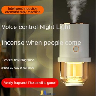 เครื่องพ่นน้ำหอมอัตโนมัติในครัวเรือน Multi-Function Night Light Toilet Deodorant Diffuser เครื่องกระจายกลิ่นรถยนต์ Essential Oil Aroma Diffuser MOLISA