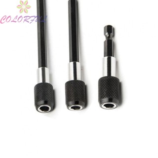 【COLORFUL】Inch Hex Shank Adjustable Bar Shank Bits Drill Extension Holder Magnetic