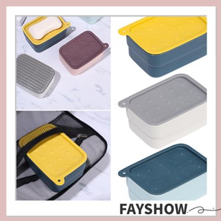 Fay สบู่สร้างสรรค์ กันน้ํา พร้อมแปรงทําความสะอาด ฟองน้ํารั่ว จานสบู่
