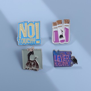 เข็มกลัด รูปการ์ตูนภาพยนตร์ Llama Kuzco Enamel Pins No Touchy เหมาะกับของขวัญ สําหรับเด็ก และเพื่อน