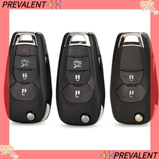 Preva ปลอกกุญแจรีโมตรถยนต์ 2 3 4 ปุ่ม พับได้ ทนทาน แบบเปลี่ยน สําหรับ Chevrolet Avo