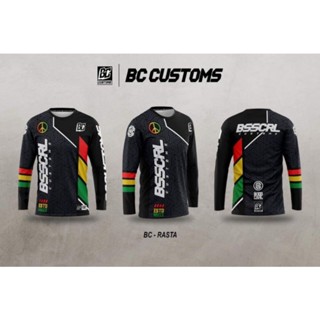 เสื้อกีฬาแขนยาว ลาย rasta jersey ยอดนิยม สําหรับขี่จักรยานยนต์ yamaha