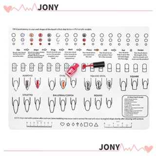 Jy1 แผ่นสติกเกอร์ซิลิโคน สําหรับตกแต่งเล็บ