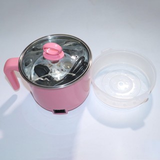 Sale! 1.8L Stainless Steel Electric Cooker with Steamer Hot Pot Rice Cooker Soup Pot