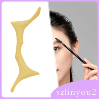 [szlinyou2] เครื่องมือสร้างคิ้ว อายไลเนอร์ ลายฉลุ อเนกประสงค์ สําหรับผู้เริ่มต้น