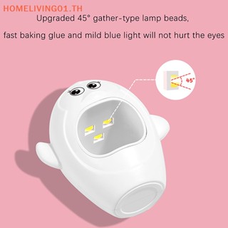 Onehome เครื่องเป่าเล็บเจล UV LED 16W ขนาดเล็ก พกพาง่าย พร้อมสาย USB สําหรับบ้าน ท่องเที่ยว