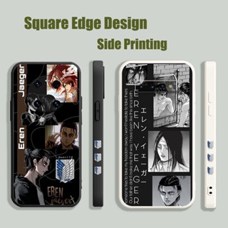 เคสโทรศัพท์มือถือ ลาย อนิเมะ เอเรน ผ่าพิภพไททัน ภาค Attack on titan Eren FGQ02 สําหรับ Samsung A52 A51 A21S A71 M10 M12 A52S A30S A50S