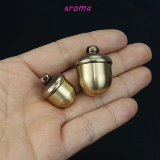 Aroma กล่องยา แคปซูลเก็บยา ทองเหลือง กันน้ํา