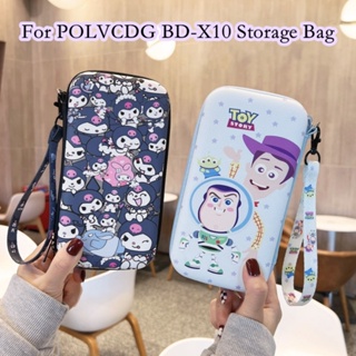 【Ĕĕ】กระเป๋าเก็บหูฟัง ลายการ์ตูนกระต่ายเมโลดี้ แบบพกพา สําหรับ POLVCDG BD-X10 POLVCDG BD-X10