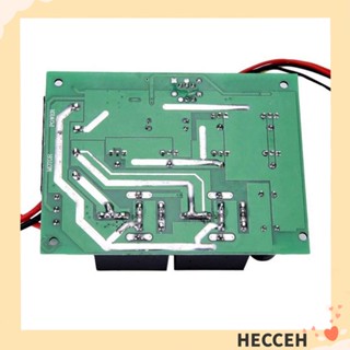 Hecceh โมดูลควบคุมความเร็วมอเตอร์ DC 9-50V 40A PWM สีเขียว ทองแดง แบบพกพา สีดํา