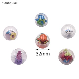 Flashquick ฟิกเกอร์กาชาปอง ขนาดเล็ก 5 ชิ้น ตุ๊กตาการ์ตูนสัตว์ Gacha Capsule Ball ของเล่นสําหรับเด็ก 5 ชิ้น