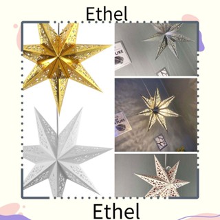 Ethel1 โคมไฟกระดาษ รูปดาว สําหรับตกแต่งเทศกาลคริสต์มาส