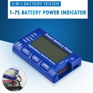 5 in 1 1-7s Smart Battery Meter Balancer Discharger Servo/ESC/PPM Tester