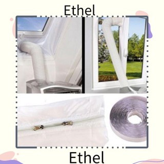 Ethel1 แผ่นซีลปิดหน้าต่างเครื่องปรับอากาศ 4 เมตร AC แบบมีซิปล็อค