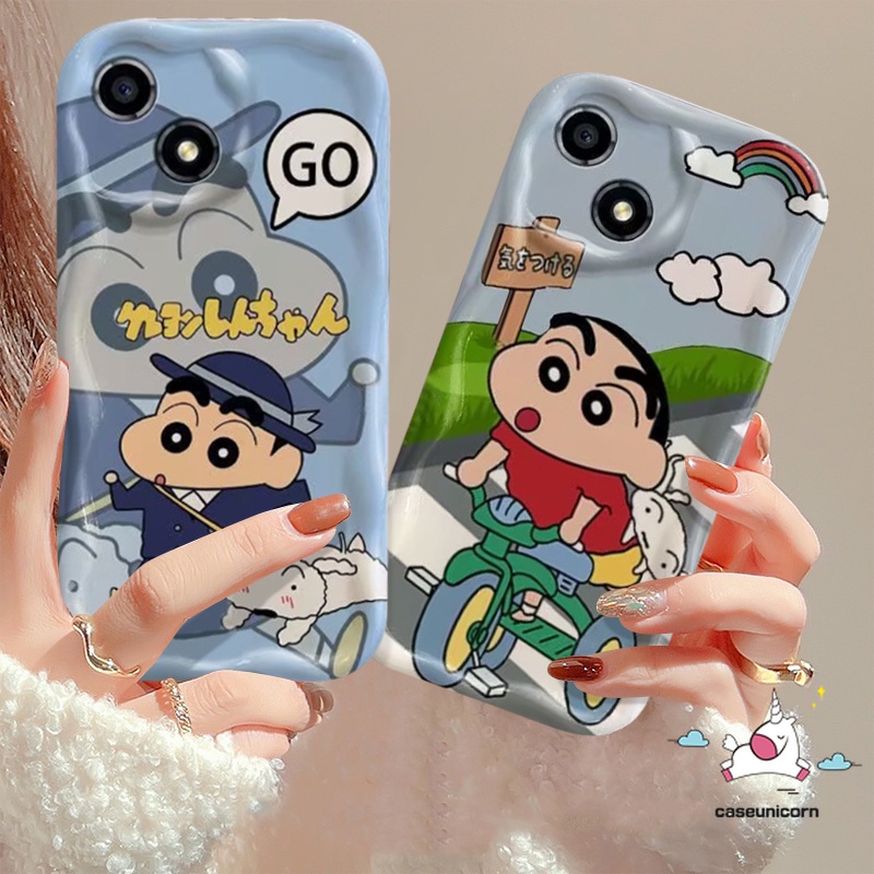 เคสมือถือ แบบนิ่ม ลายการ์ตูนชินจัง 3D สําหรับ Realme C53 C11 C55 6i 9i C15 C35 C25 C12 C33 5i 5s 7i 5 C25s C21Y C21 C25Y C31 C3 C30 C1 C20 C20A C2
