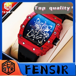 Fensir FENSIR พร้อมส่ง นาฬิกาข้อมือควอทซ์ ฉลุลาย สําหรับผู้ชาย และผู้หญิง