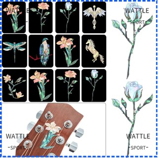 Wattle สติกเกอร์ติดหัวกีตาร์ DIY