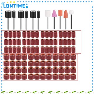 Lontime หินเจียรไฟฟ้า อุปกรณ์เสริม สีดํา 107 ชิ้น