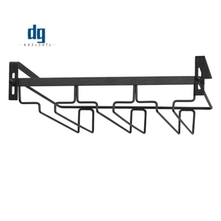 ชั้นวางแก้วไวน์ แบบโลหะ 3 แถว สําหรับห้องครัว บาร์ และอื่น ๆ