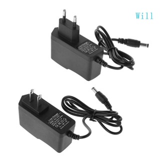 Will อะแดปเตอร์ปลั๊ก EU US DC100-240V 1A 12 6V