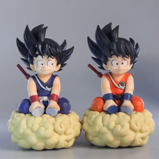 โมเดลตุ๊กตาฟิกเกอร์ Dragon Ball Son Goku Sitting on the Clouds Kakarotto ขนาด 16 ซม. ของเล่นสําหรับเด็ก