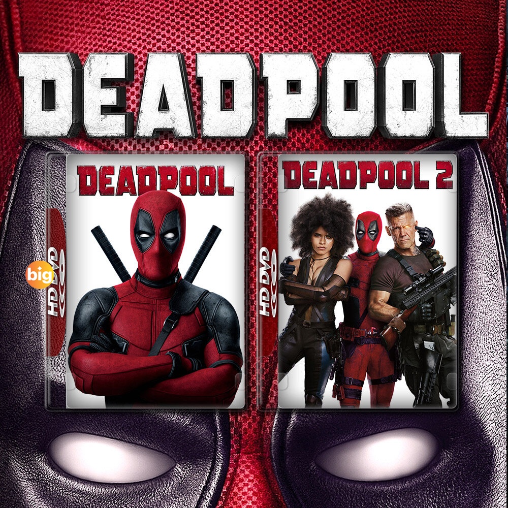 แผ่น Bluray หนังใหม่ Deadpool เดดพูล ภาค 1-2 (2016/2018) Bluray หนัง มาสเตอร์ เสียงไทย (เสียง ไทย/อังกฤษ ซับ ไทย/อังกฤษ)