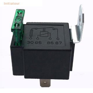 [Initiatour] รีเลย์ฟิวส์เปิด ปิด 12V 30A 4Pin สําหรับรถยนต์