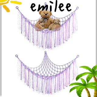 Emilee เปลญวนตาข่าย สีม่วง ติดมุม สําหรับห้องนอน เนอสเซอรี่