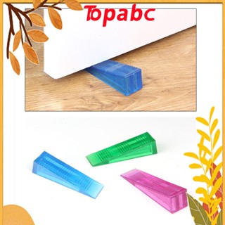 TOP Wedge Door Stoppers Security Door Stop Wedge Windproof Wedge Block Prevent The Lock-Outs Anti Collision Cushion Furniture Protect Block Kids Door Gaps Floor Rubber/Multicolor