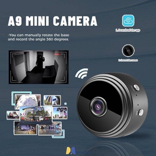 A9 Mini Ip Camera Wifi Wireless 360° Rotation Ai ความเร็วสูง Mobile Smart Tracking Hd Security Night Vision Surveillance Camera MOLISA MOLISA