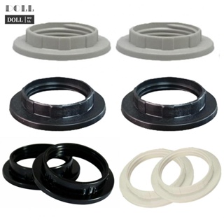 ⭐24H SHIPING ⭐Lamp Shade Collar Ring Plastic Replacement Black/White 2Pcs Bedside Lamp