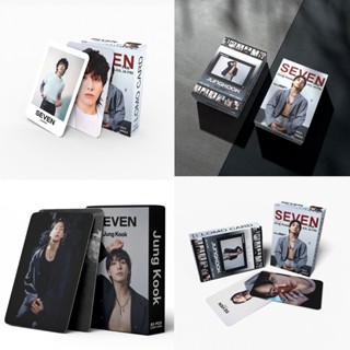 Jungkook SOLO โปสการ์ด อัลบั้มรูป SEVEN JK BT-S Bangtan Boys Kpop ลดราคา 55 ชิ้น ต่อกล่อง