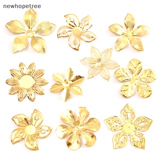 [newhopetree] ใหม่ พร้อมส่ง เครื่องประดับ โลหะ ลายดอกไม้ สไตล์วินเทจ DIY 50 ชิ้น ต่อชุด