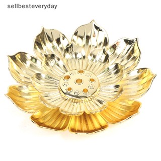 Seth ฐานวางธูป รูปดอกบัว สีทอง