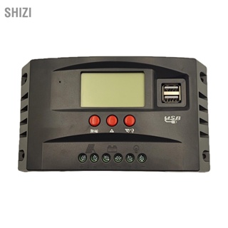  ShiZi MPPT PV Solar Controller 12V 24V การควบคุมแรงดันไฟฟ้าอัตโนมัติตัวควบคุมการชาร์จพลังงานแสงอาทิตย์ด้วยไฟฟ้าโซลาร์เซลล์