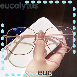 Eucalytus1 แว่นตาสายตาสั้น กรอบสี่เหลี่ยม ป้องกันแสงสีฟ้า สําหรับผู้หญิง และผู้ชาย