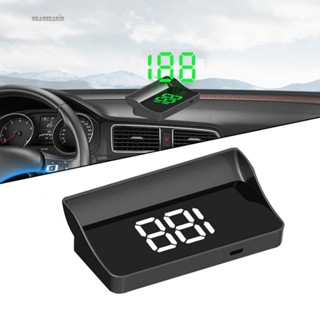 ใหม่ HUD เครื่องวัดระยะทางดิจิทัล GPS วัดความเร็วรถยนต์